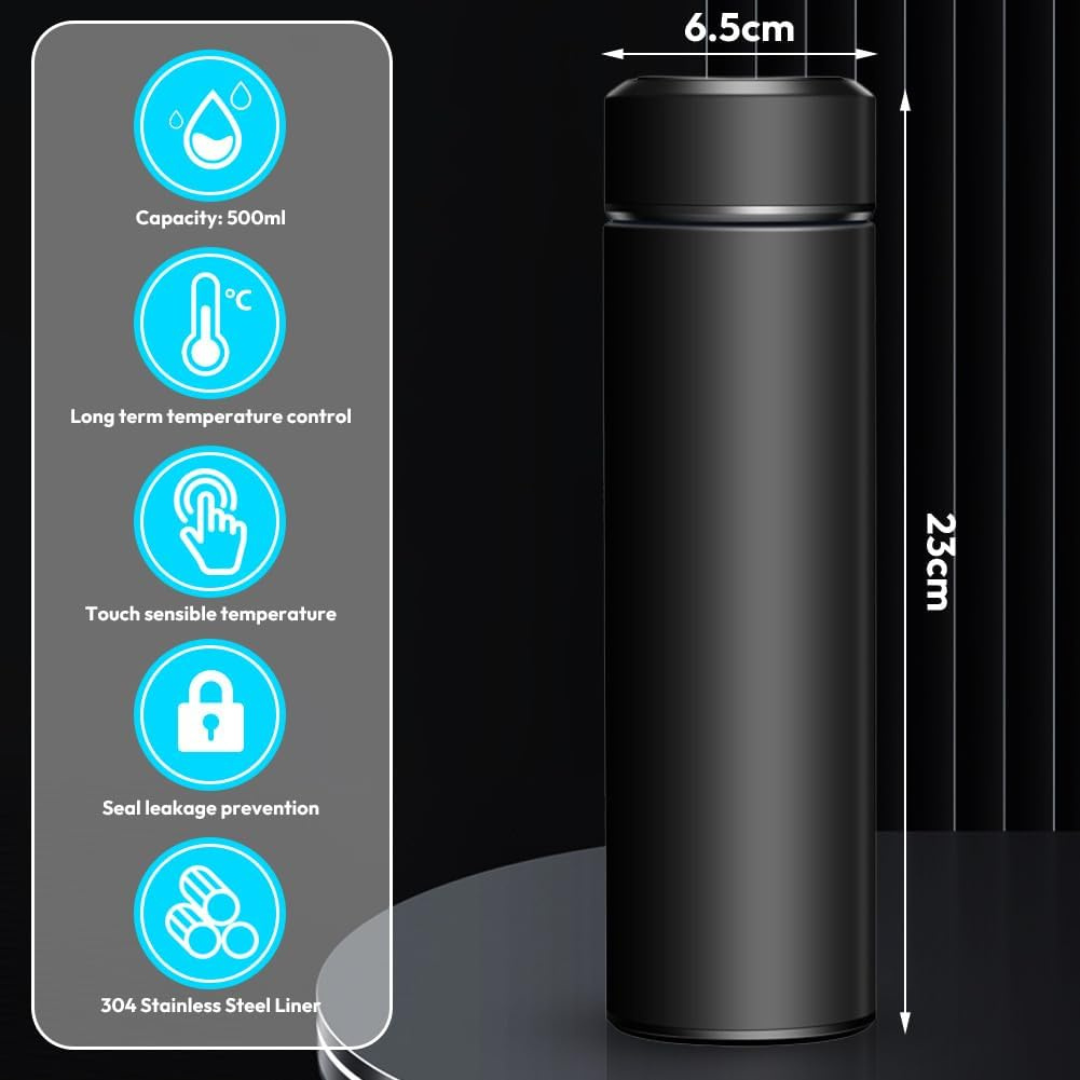Termo Inteligente con Pantalla LED