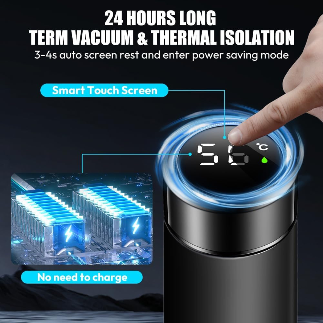 Termo Inteligente con Pantalla LED