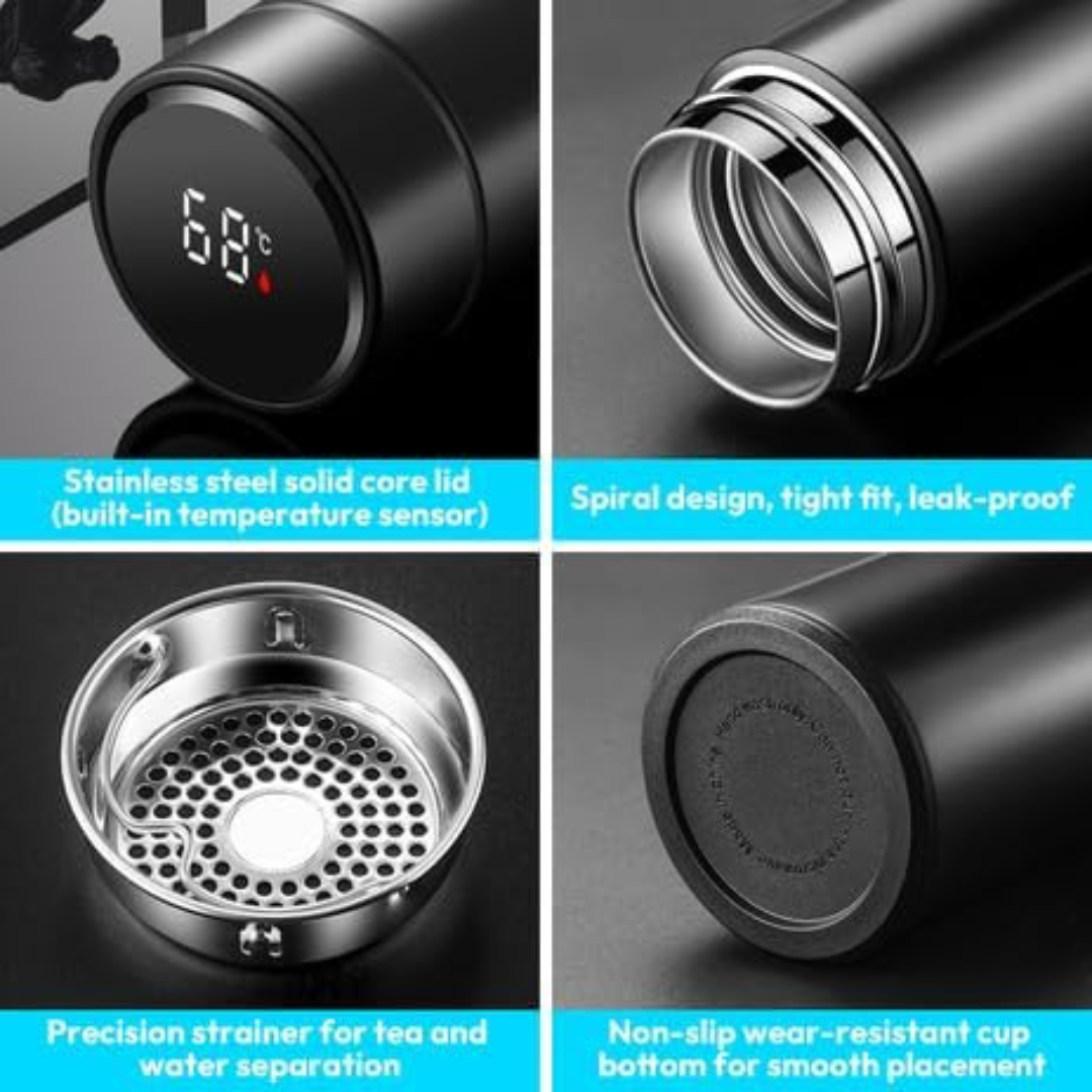 Termo Inteligente con Pantalla LED